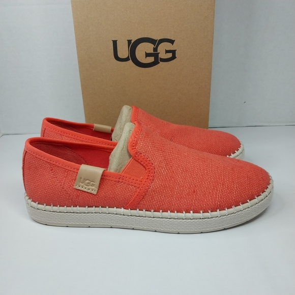 UGG "Luchiah" Womens size 6 Slip on Peach Bliss Sneakers BRAND NEW with Box - Picture 8 of 15